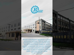 visão de fábrica da máquina de moldagem de rolos