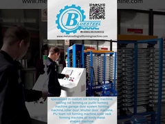 Máquina de trituração de chapas de telhado de aço corrugado hidráulico, máquina de moldagem de rolos de telhado de metal