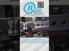 Máquina de moldagem de painéis de guia de trilhos de rolos