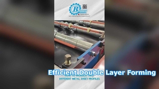 Máquina formadora de rolo de dupla camada