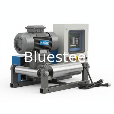 5Máquina de portas de rolos de 5 kW com sistema de controlo PLC e redutor de engrenagens helicoidais para aplicações industriais