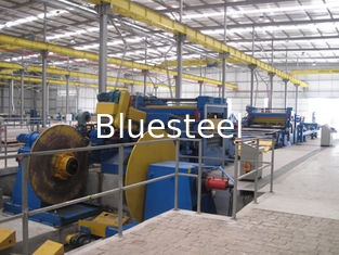 Sistema de controlo PLC de corte de aço de precisão para a linha de comprimento 1200 mm bobina OD