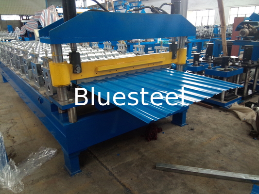 Máquina de moldagem de rolos de aço industrial de 8 toneladas com controlo PLC
