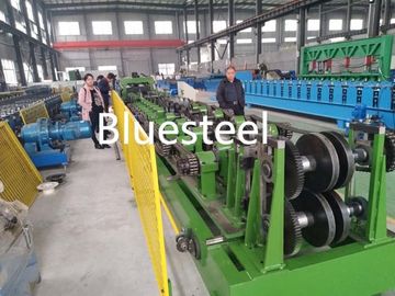 Purlin de C que forma a máquina com as 18-20 estações que cortam a tolerância ±2mm para a largura de 120-300mm da matéria prima