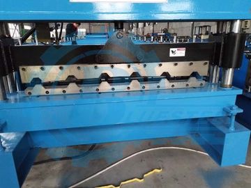 0.3-0.8mm Espessura Máquina de moldagem de rolos de telhado de metal 8-15m/min Velocidade de moldagem ±2mm Tolerância de corte