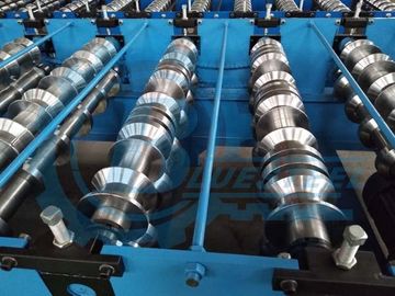 0.3-0.8mm Espessura Máquina de moldagem de rolos de telhado de metal 8-15m/min Velocidade de moldagem ±2mm Tolerância de corte