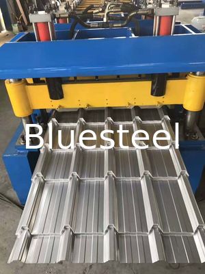 Máquina de moldagem de rolos de telhado de telhado de telhado de trapézio