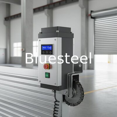Máquina de porta de rolos industrial com velocidade de 10-20m/min, redutor de engrenagens helicoidais e codificador Omron para controle preciso