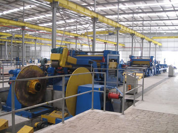 Sistema de controlo PLC de corte de aço de precisão para a linha de comprimento 1200 mm bobina OD