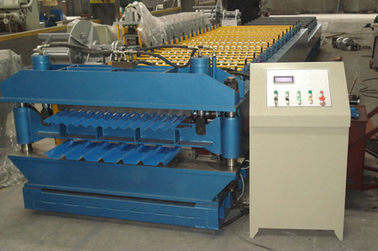Máquina de formação de aço da dupla camada 3KW hidráulica com o rolo 45# de aço