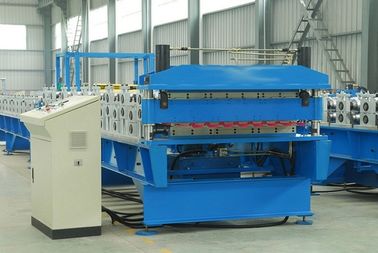 Máquina de formação de aço da dupla camada 3KW hidráulica com o rolo 45# de aço