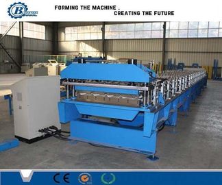 Máquina de telhados de telhas 5KW Hidráulica de corte 0,3-0,8mm de rolos de chapa de aço